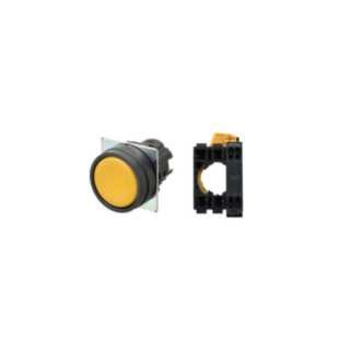 Omron Industriele schakelaars A22 Drukknop A22nn Ø22, compleet, ip66, plastic rand, vlak - laag, terugve