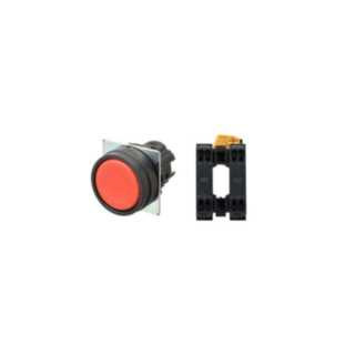 Omron Industriele schakelaars A22 Pushbutton A22nn Ø22, bezel plastic, flat, alternate, cap color opaque