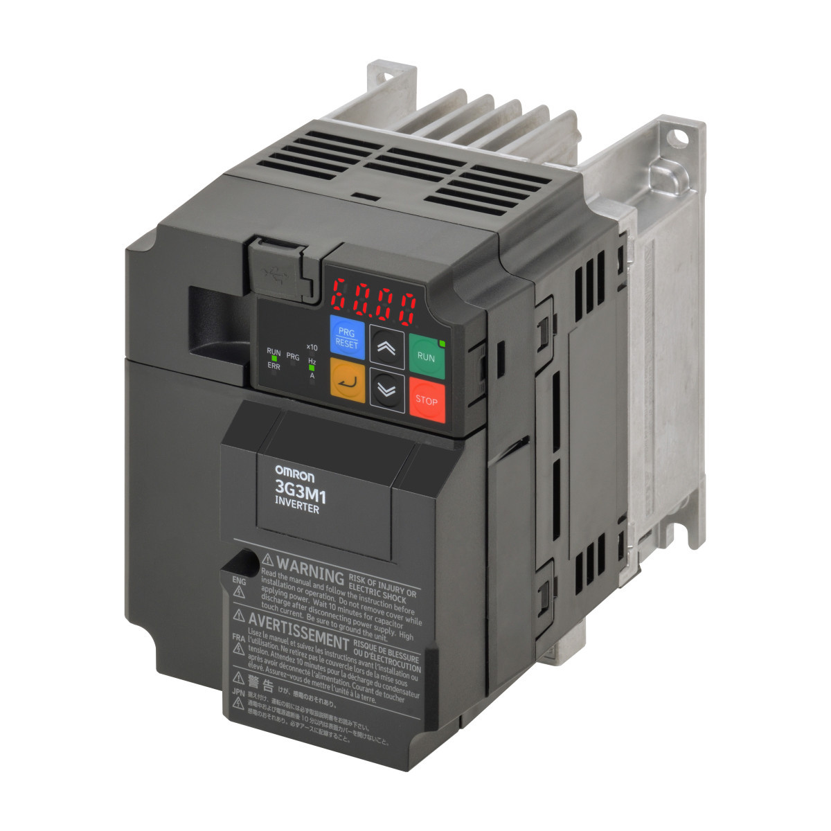 Omron Inverter M1 M1 Frequentieregelaar, 1,5/2,2 KW (HD/ND), 4,8/5,5 A (HD/ND), 400 vac,