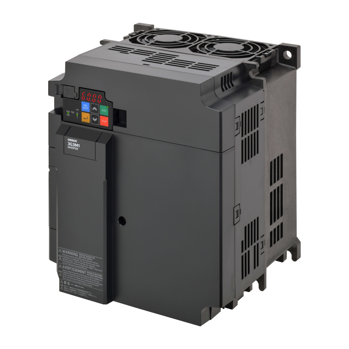 Omron Inverter M1 M1 Frequentieregelaar, 15/18,5 KW (HD/ND), 60/69 A (HD/ND), 200 vac, 3