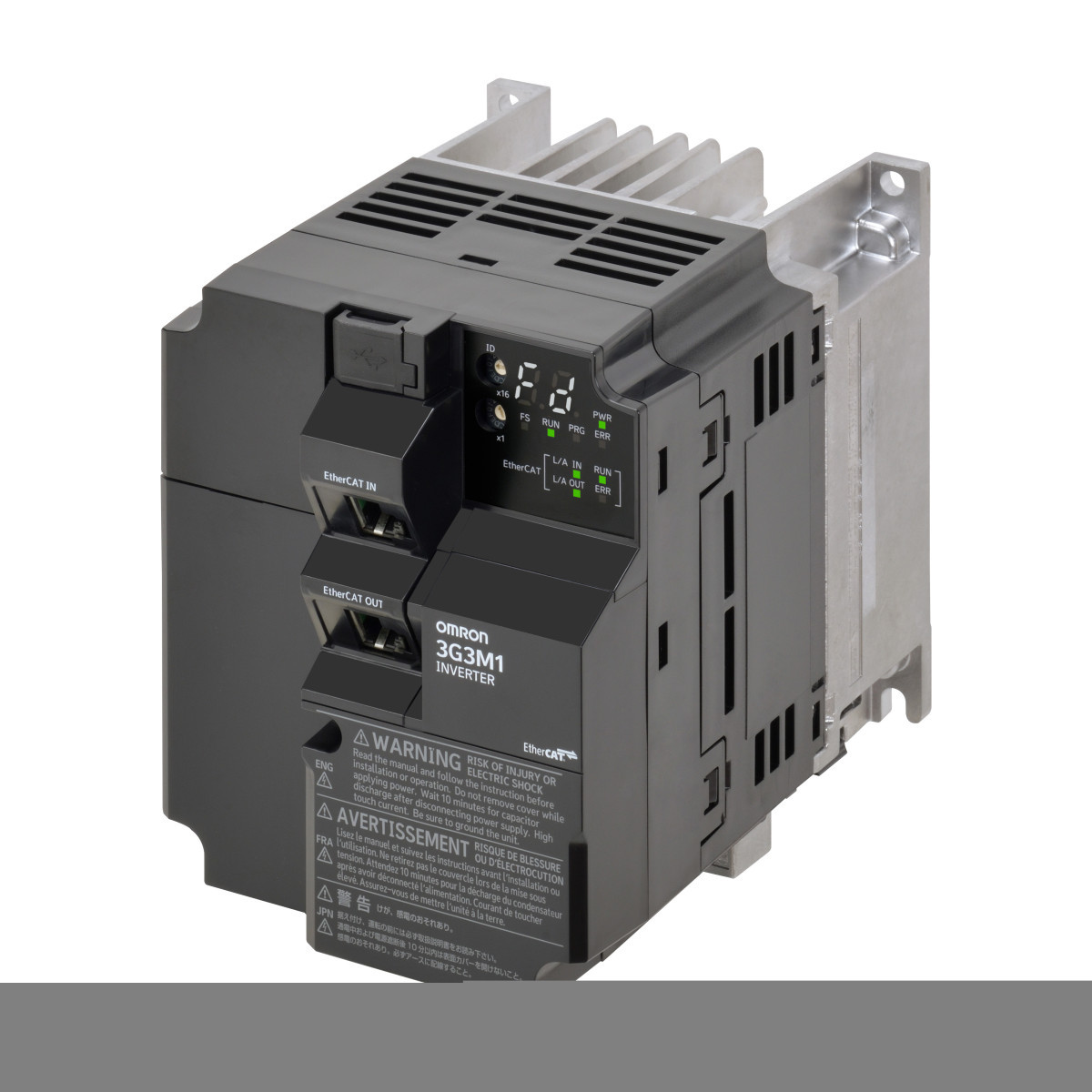 Omron Inverter M1 M1 Frequentieregelaar, 2,2/3,0 KW (HD/ND), 5,5/6,9 A (HD/ND), 400 vac,