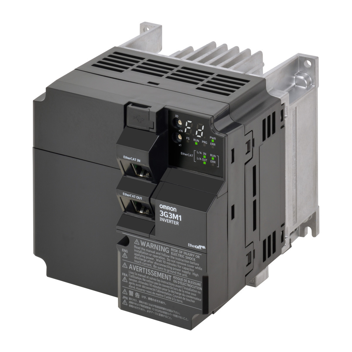 Omron Inverter M1 M1 Frequentieregelaar, 4,0/5,5 KW (HD/ND), 9,2/11,1 A (HD/ND), 400 vac