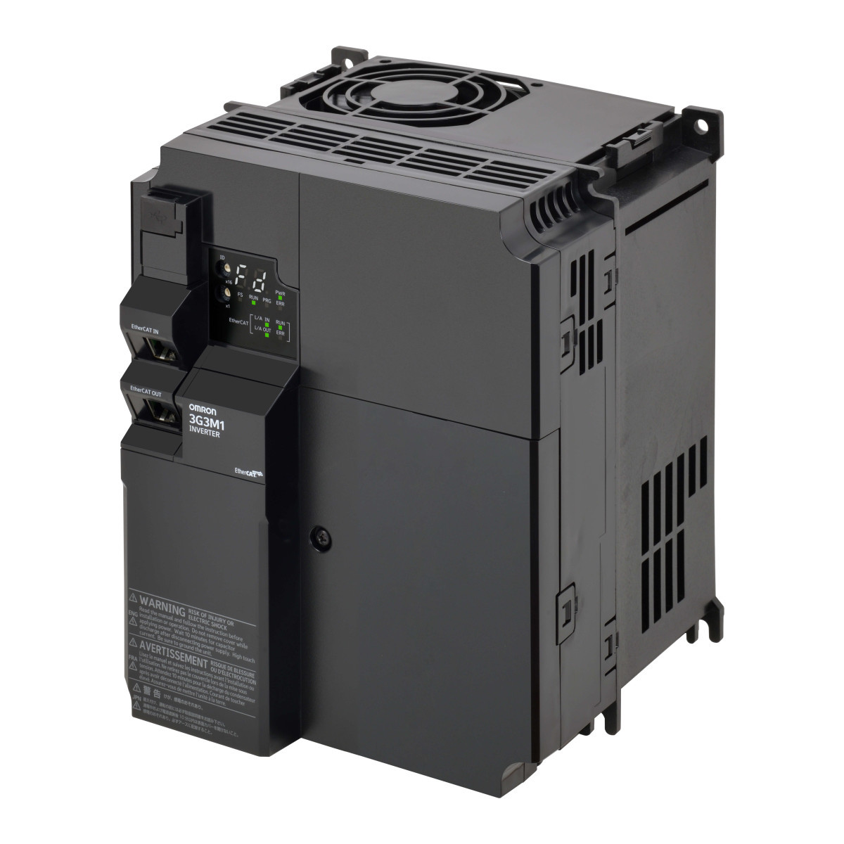Omron Inverter M1 M1 Frequentieregelaar, 7,5/11 KW (HD/ND), 18/23 A (HD/ND), 400 vac, 3~