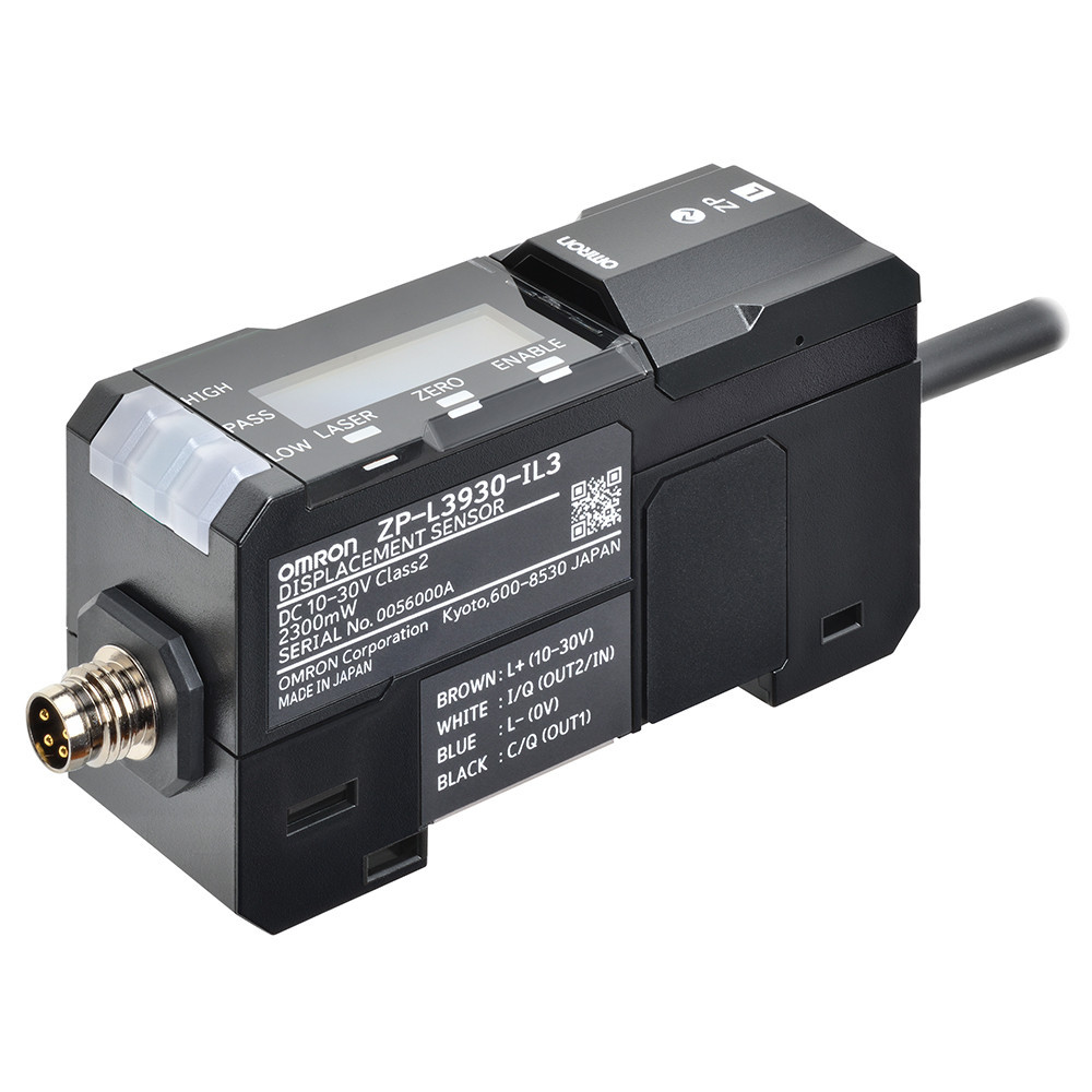 Omron Laser Displacement Sensor ZP Laser Displacement sensor, amplifier unit, master unit, io-link, cable