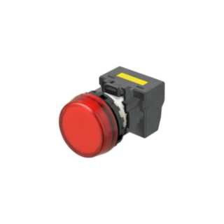 Omron M22N indicator plastic flat etched red red 220/230/240V ac push-