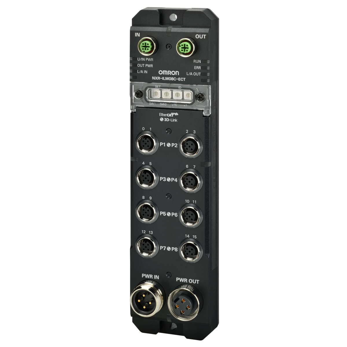 Omron Machinecontroller NXR-serie Io-Link-masterunit van de NXR-serie ip67, 8 poorten, ethercat