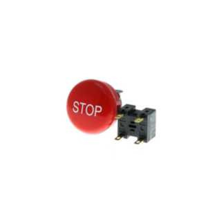 Omron Noodstopschakelaar onverlicht knopdiameter 30MM DPST(NC) voldoet A
