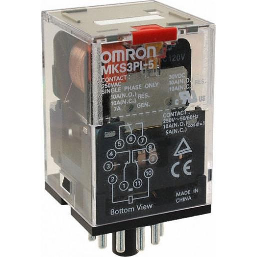 Omron Industrial relays schakelrelais nom.stuurstroomsp.19,2-26,4V ac 3 wiss.cont.