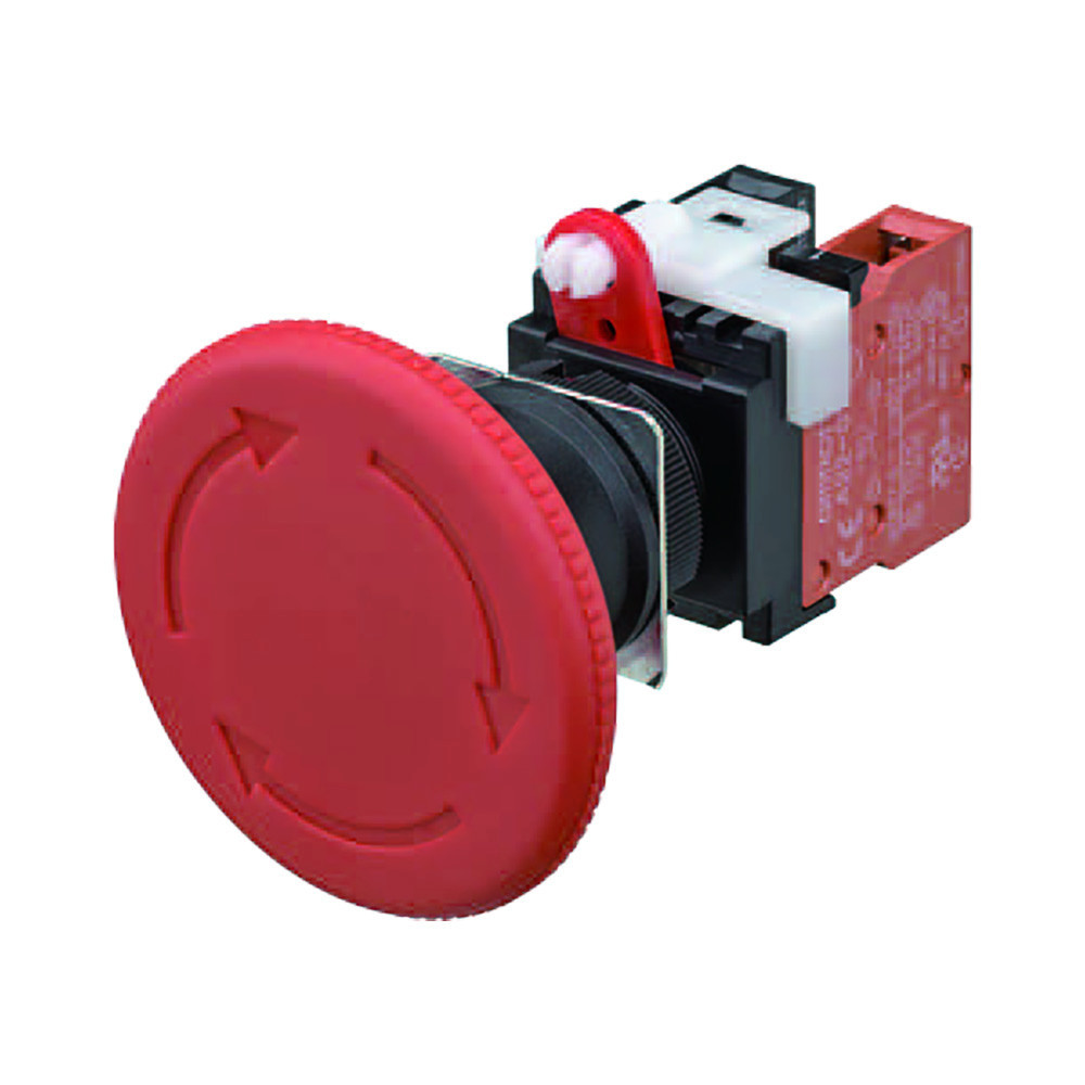 Omron Overige veiligheidscomponenten Noodstopschakelaar, onverlicht, knopdiameter 60 MM, SPST-(no)/SPST-(NC