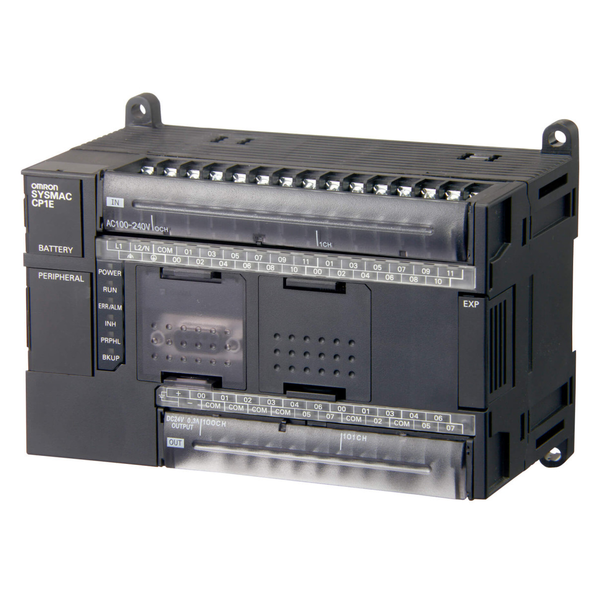 Omron Programmeerbare besturingen CP1E-N Cp1e-N cpu voor 160 basis I/O (max. 3 uitbr.). 1 X usb, 1 X RS-232. 1,