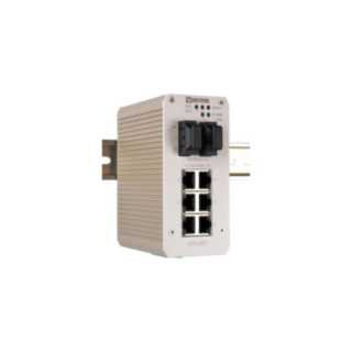 Omron Programmeerbare besturingen I-Line 8-port unmanaged switch - 6 X 10/100base-TX, 2 X 100base-FX, si