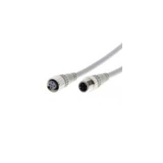 Omron Accessoiresbenaderingsschakelaars Kabelconnetor M12, 4-pins, steek en insteek kabeleind, 2X rechte conne