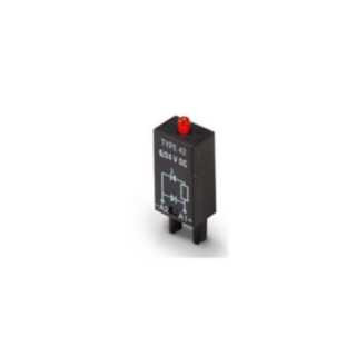 Omron Speciale aansluitvoeten Insteekmodule Met led en dempdiode, 6-24 VDC, voor montage op pes 50,