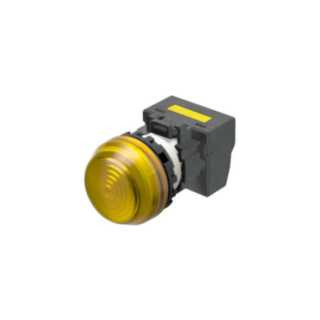 Omron Speciale industriele Schakelaars Indicatielamp M22N Ø22, compleet, ip66, bolle lens, geel, 220-240 vac,