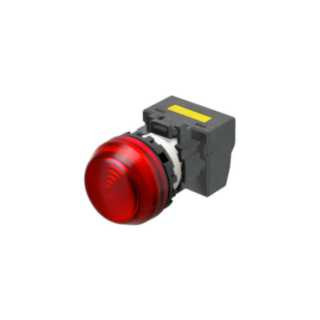 Omron Speciale industriele Schakelaars Indicatielamp M22N Ø22, compleet, ip66, bolle lens, rood, 220-240 vac,