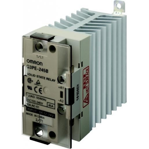 Omron SSR 1-fase incl. koellichaam led-indicatie afdekkap uitgerust met