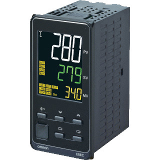 Omron Temperatuurregelaar e5ec 48x96 MM 100-240 vac sensor ingang: temp.