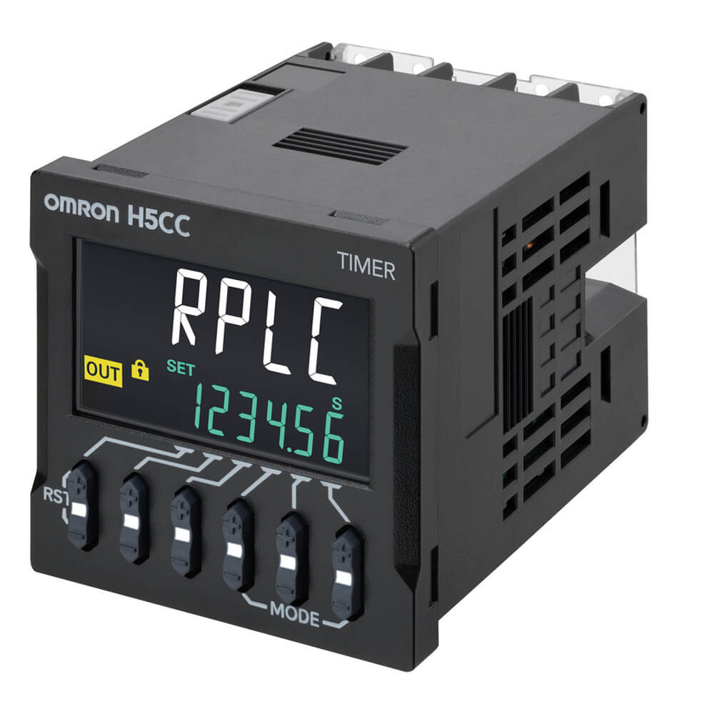 Omron Tijdrelais H5CX Timer, din 48x48 MM, standaard type, schroefklemmen, spanningsloze (NP