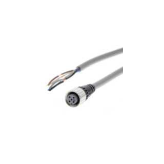 Omron Accessoiresbenaderingsschakelaars M12 Connector, recht, PVC, zwart, schroefverbinding, 5-aderig, 2 M kab