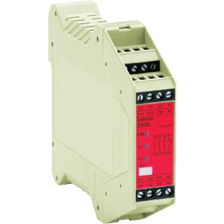 Omron Veiligheidsrelaisunit 22,5 MM 24 vac/VDC 3xmaak en 1xhulpcontac