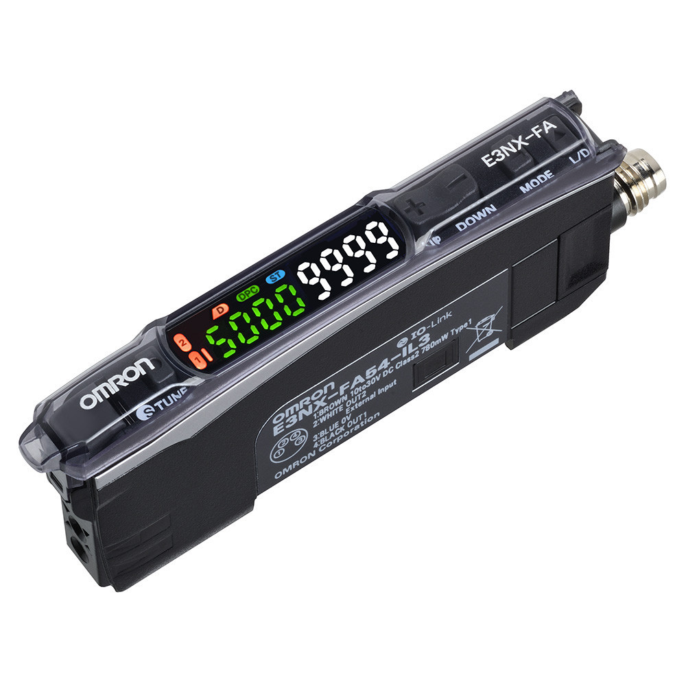 Omron Vezelversterkers Fiber Amplifier, io-link, twin digital display, smart tuning, PNP, dou