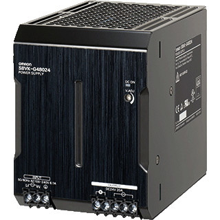 Omron Voeding S8VK-G,48DC/10a,480W,din-rail,100-240ac in,met behuizing