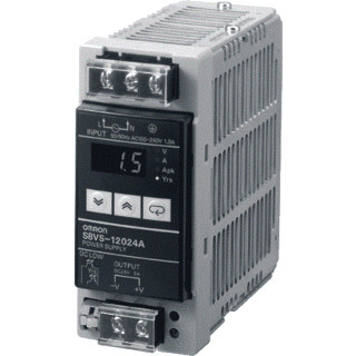 Omron Voeding S8VS,24DC/5a,120W,din-rail,100-240ac in,met behuizing