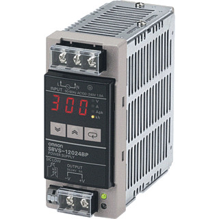 Omron Voeding S8VS,24DC/5a,120W,din-rail,100-240ac in,met behuizing