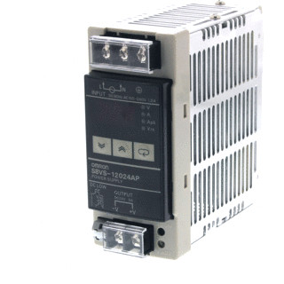 Omron Voeding S8VS,24DC/5a,120W,din-rail,100-240ac in,met behuizing