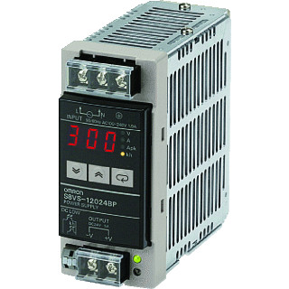 Omron Voeding S8VS,24DC/5a,120W,din-rail,100-240ac in,met behuizing