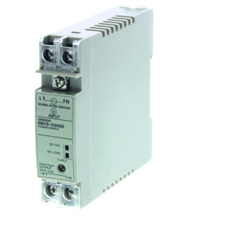 Omron Voeding S8VS,5DC/4a,30W,din-rail,100-240ac in,met behuizing