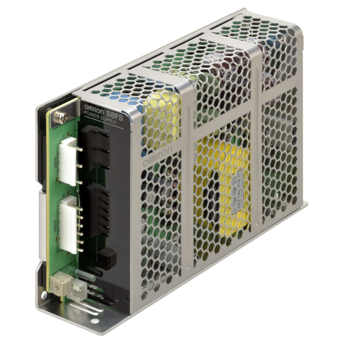 Omron Voedingen S8FS Power Supply, 150W, 100-240 vac input, 24 VDC, 6.5 A output, direct mo