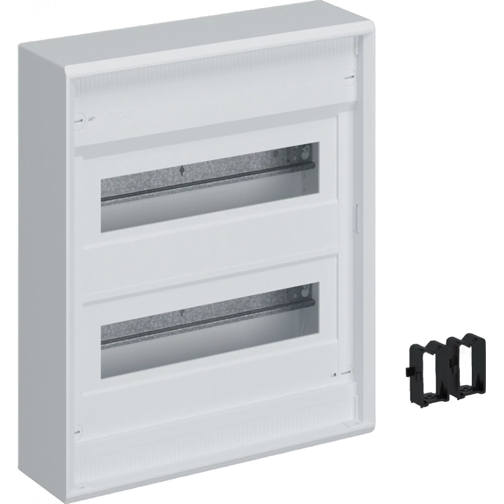 Opbouwverdeler Volta, ip30, 2x12 modulen, zonder deur