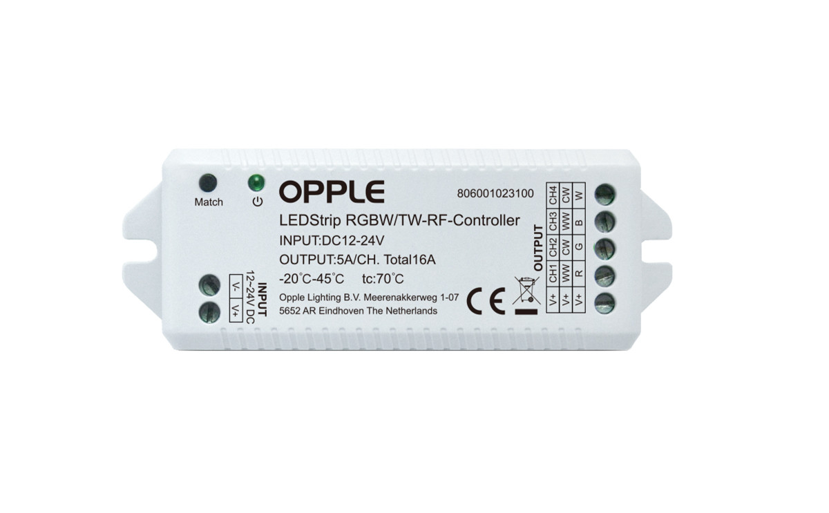Opple Accessoires Ledstrip RGBW/TW-RF-controller