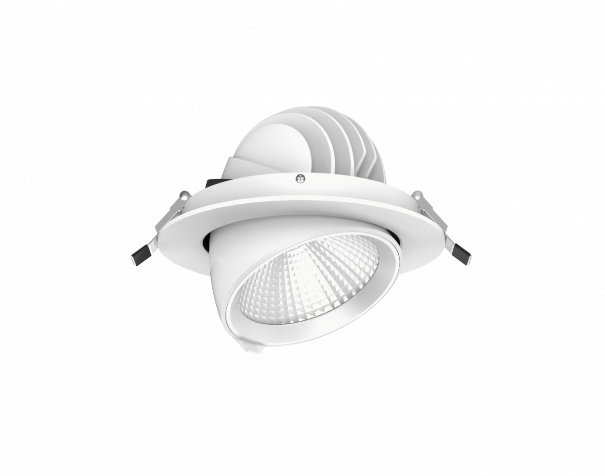 Opple Performer led led inbouwspot SYMM 3000K 3150LM 180x180mm 41-80° - breedstralend wit