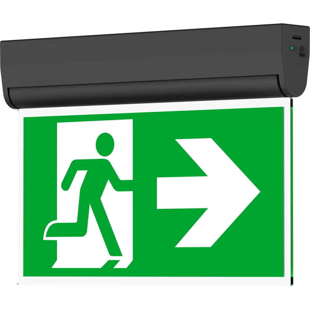 Opple Ledexit-sign-E 3W-at-em3-BL