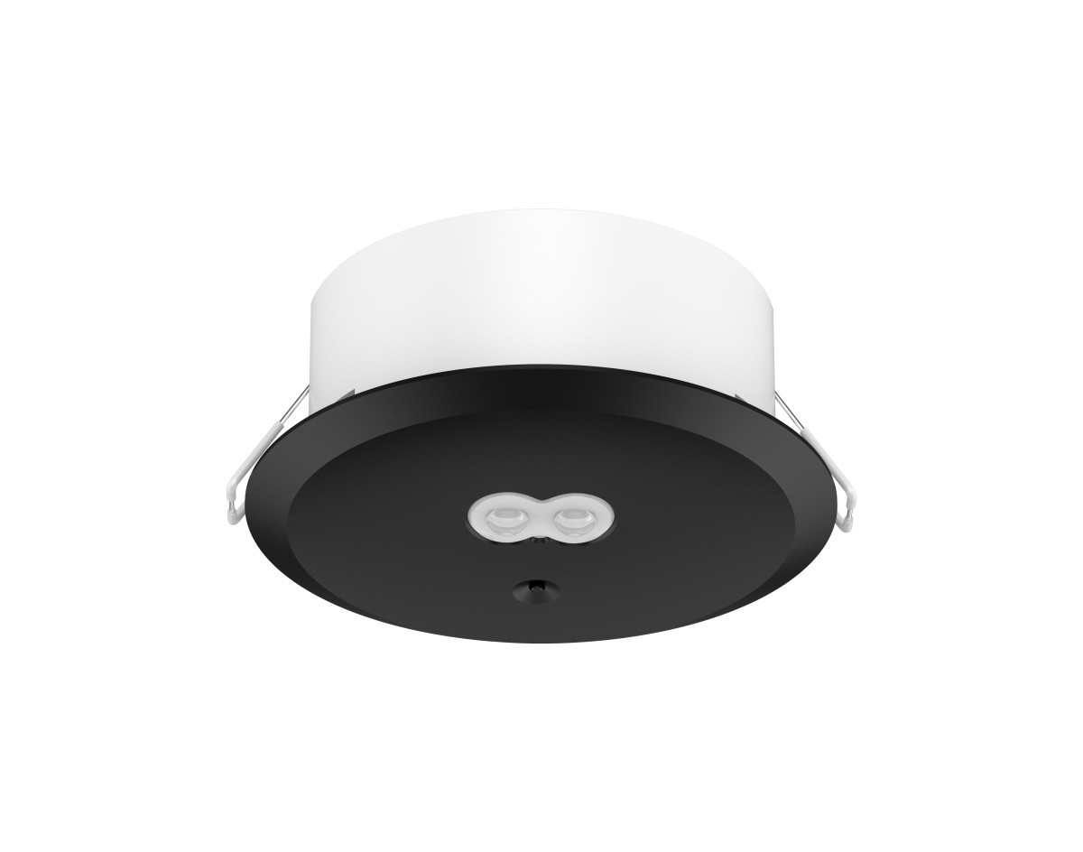 Opple Noodverlichting Inbouw-/Opbouwspot Ledem-Spot-E RD140-3W-dali-as/W-em3-BL