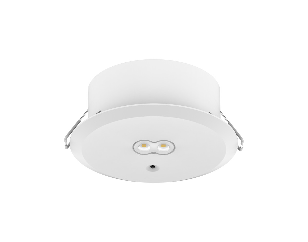 Opple Noodverlichting Inbouw-/Opbouwspot Ledem-Spot-E RD140-3W-dali-as/W-em3-WH