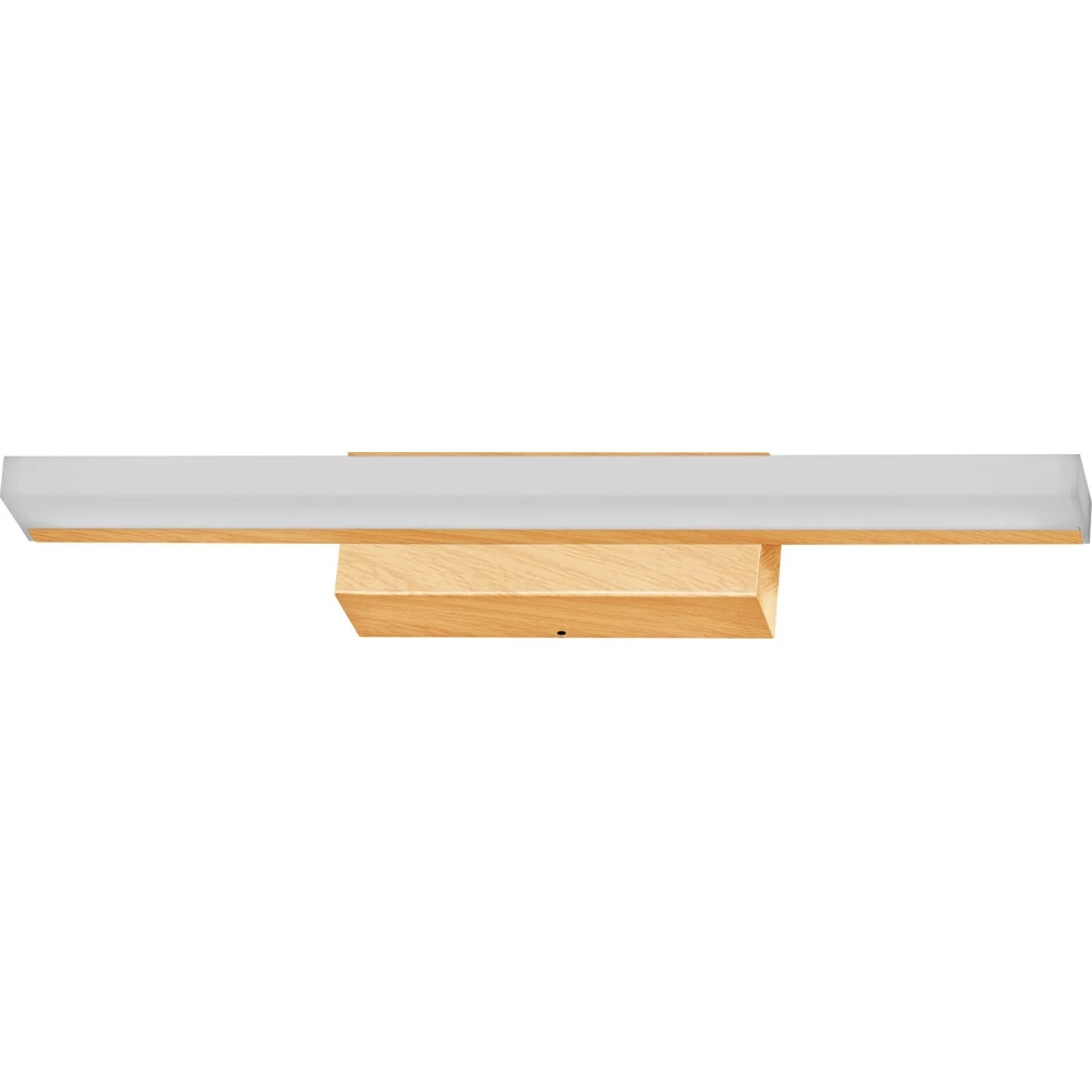Orbis Mirror 40CM click CCT dim ip44 wood decor