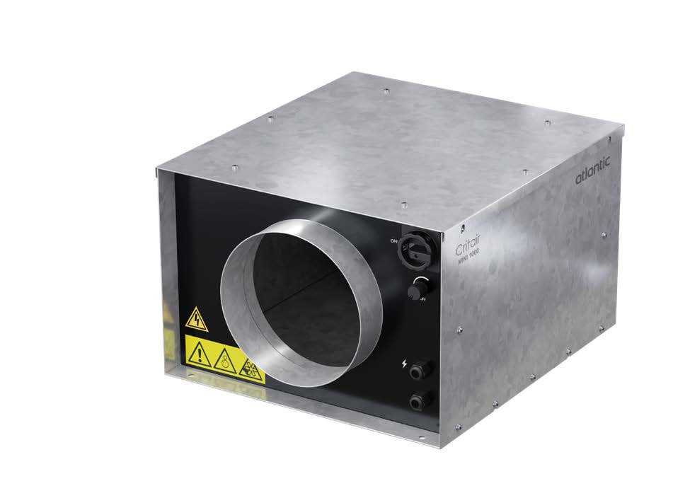 Orcon Boxventilatoren BV-1000-250-critair-mi