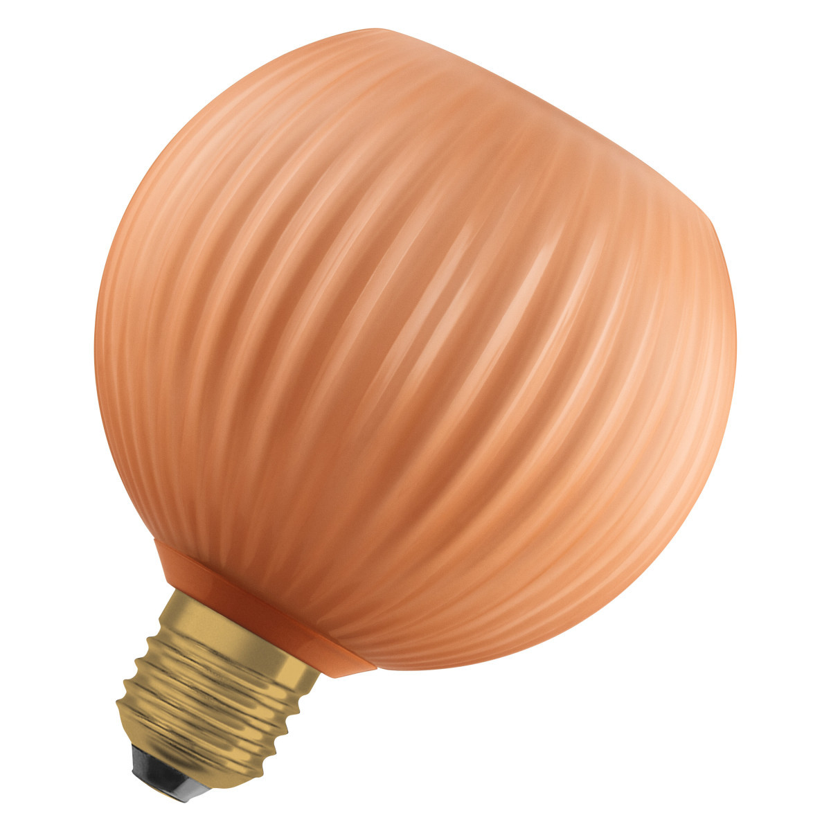 Osram DECOR LED LAMP IN COLOURED GLASS Decor Led lamp in coloured glass in coloured glass globe orange