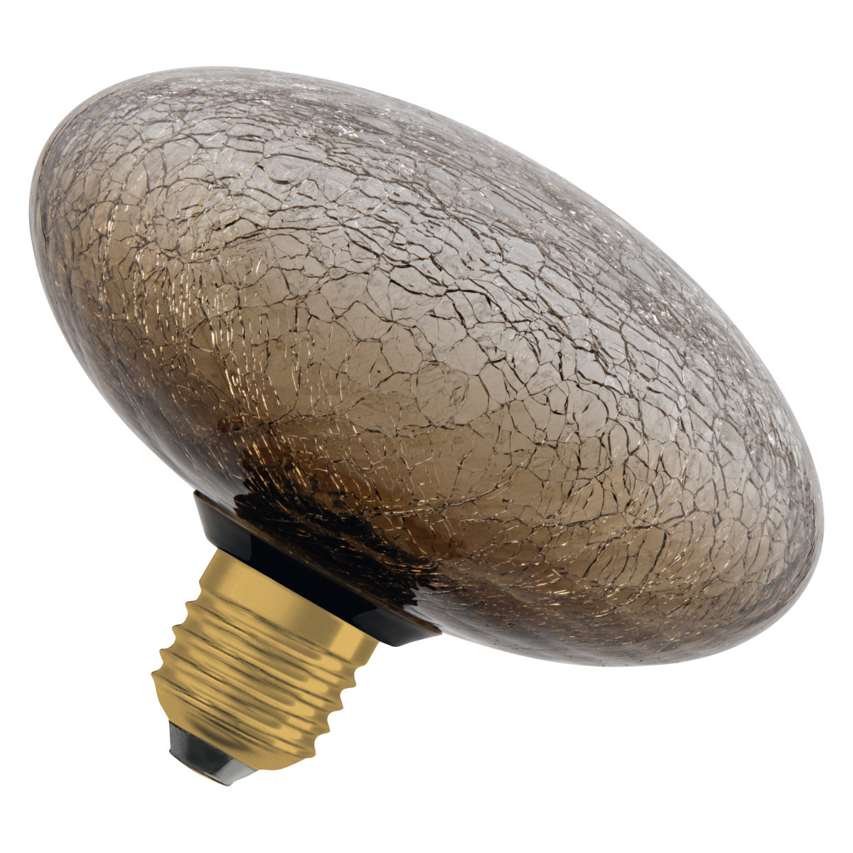 Osram DECOR LED LAMP IN CRACKED GLASS Decor Led lamp in cracked glass in cracked glass flattened brown