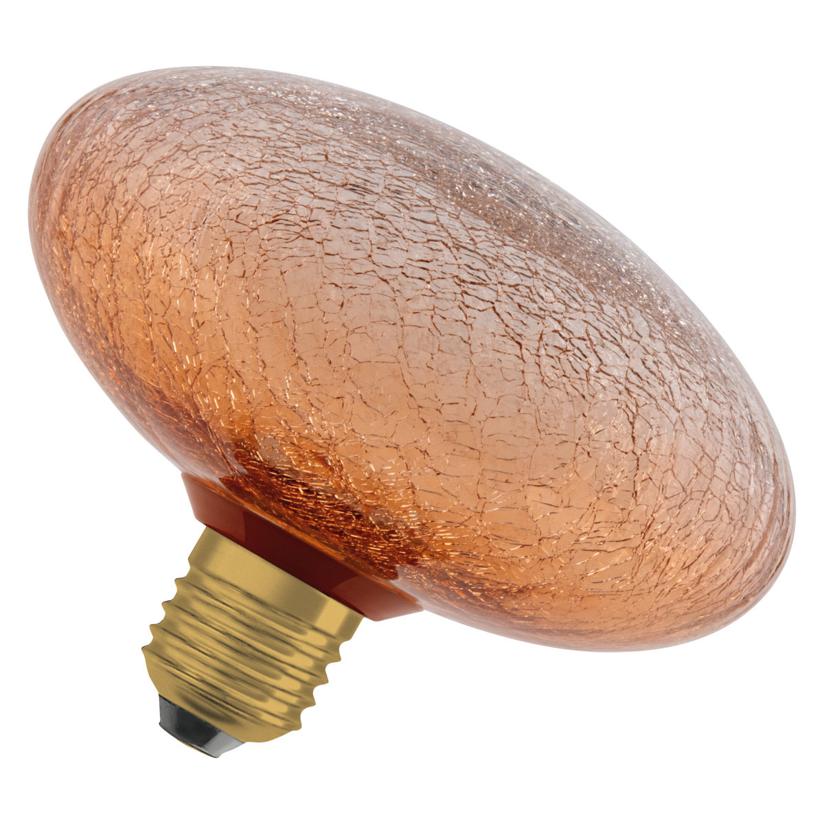 Osram DECOR LED LAMP IN CRACKED GLASS Decor Led lamp in cracked glass in cracked glass flattened orange