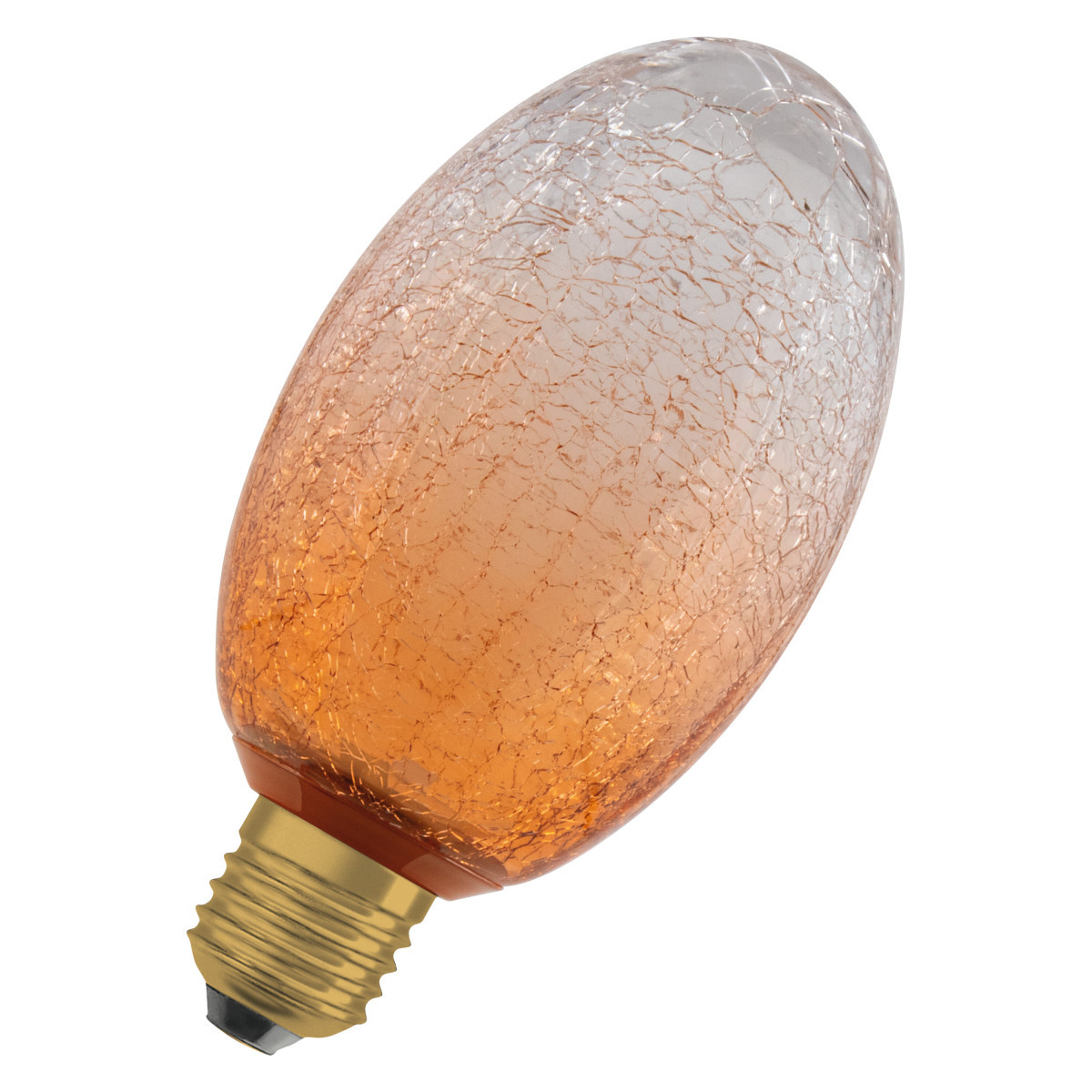 Osram DECOR LED LAMP IN CRACKED GLASS Decor Led lamp in cracked glass in cracked glass long orange