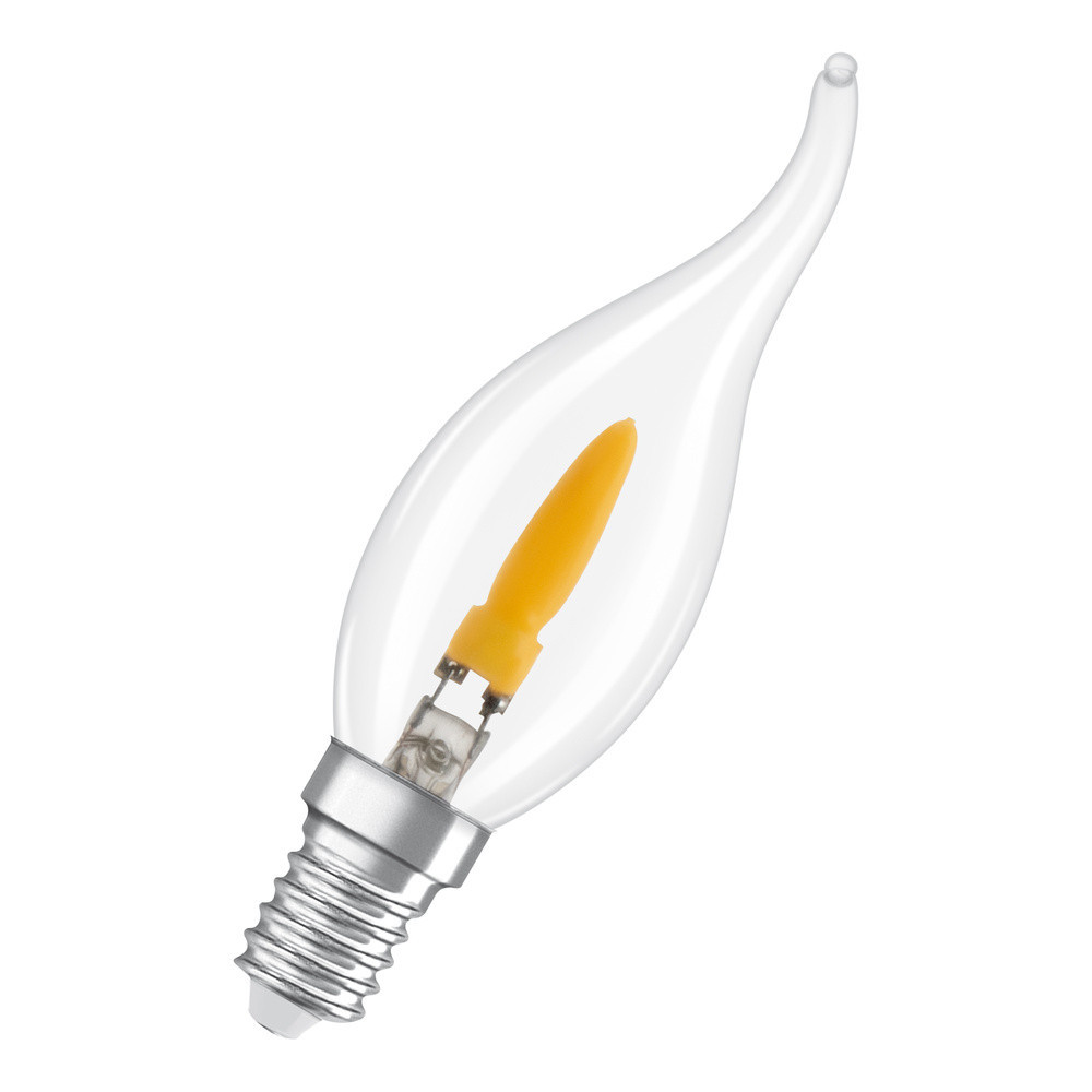 Osram LED lamps with flame effect Led Lamps with flame effect 1W 818 clear e14