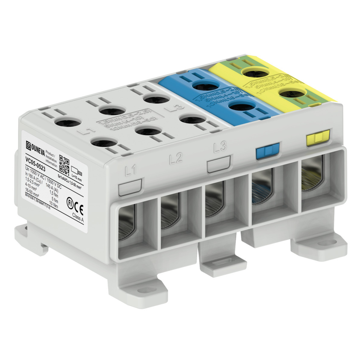 Ouneva OTL - Aansluitklem Otl Aansluitklem 1,5-50 MM², 5x1xal/cu