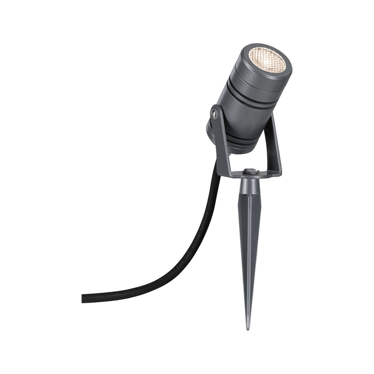 Outdoor 230V spot 12W ip65 3000K alu grey