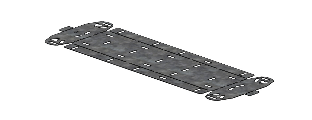 P31+ FP flexibel stijg- of vervalstuk 0-45° B400 H60 HR (ZNMG)