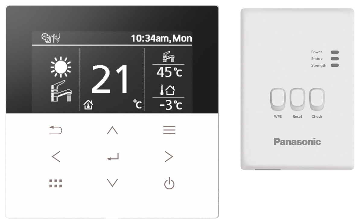 Panasonic Aquarea Afstandsbediening Met wi-fi adapter M serie