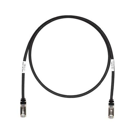 Panduit Copper patch cord cat 6a black S/FTP cable 0.2M